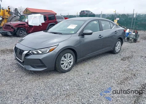 2022 Nissan Sentra S Xtronic Cvt z USA, uszkodzony, nr VIN 3N1AB8BV3NY308088